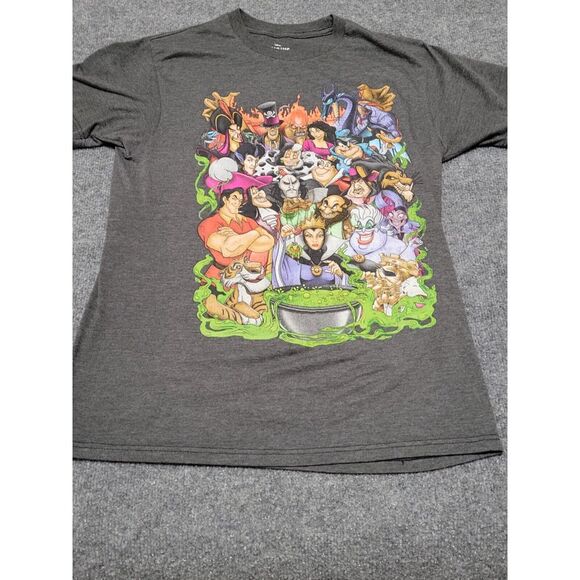 Disney Tops - Disney Villains T-Shirt Womens' Size Medium‎ Evil Queen Cruella Ursula Hook Scar